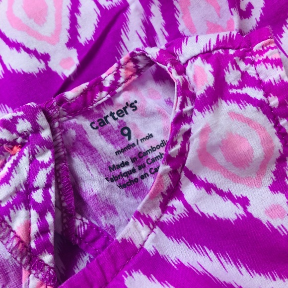 🎉🎉 HP🎉🎉Baby girl purple romper - Picture 3 of 8